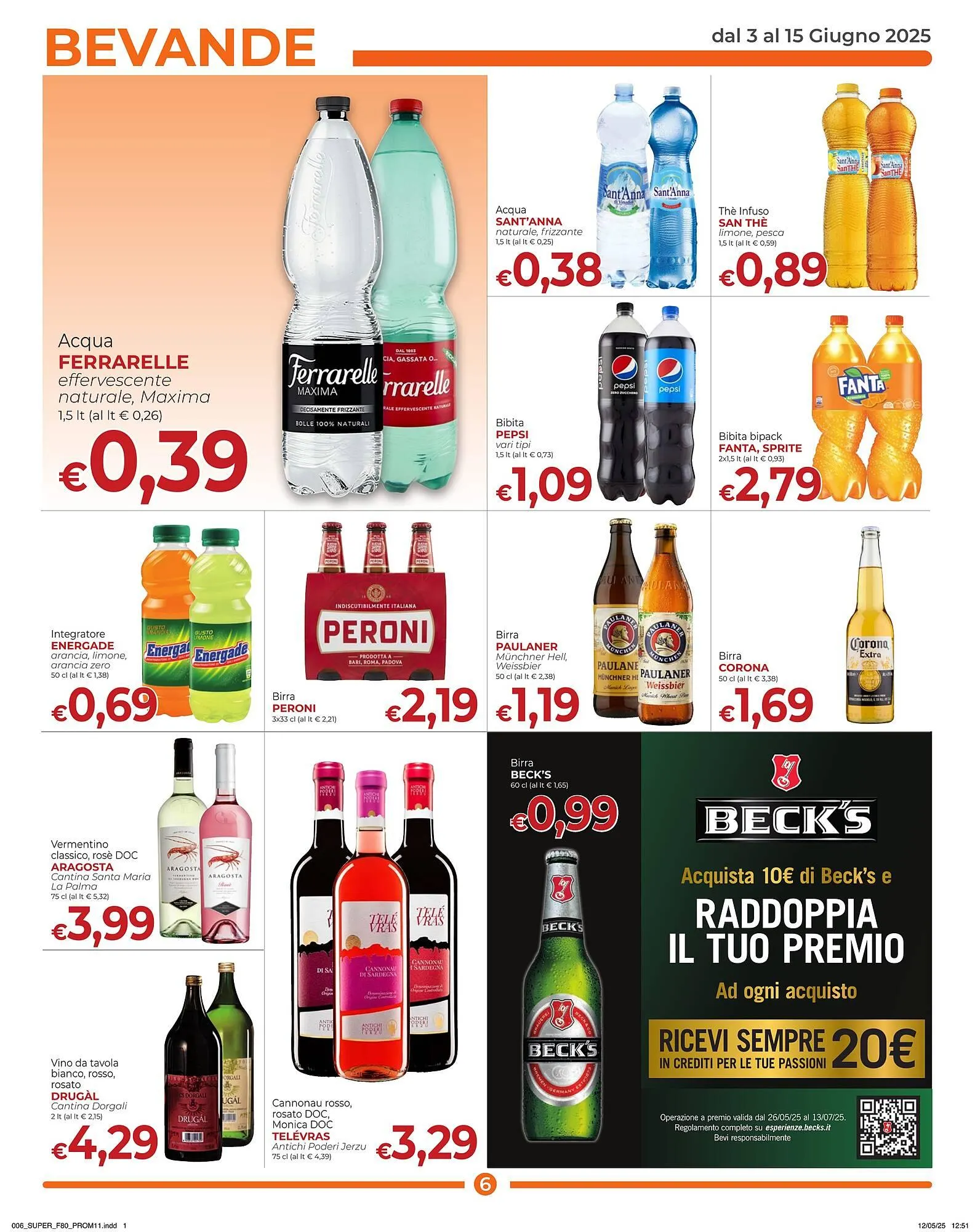 Volantino Supermercati Nonna Isa da 3 giugno a 15 giugno di 2025 - Pagina del volantino 6