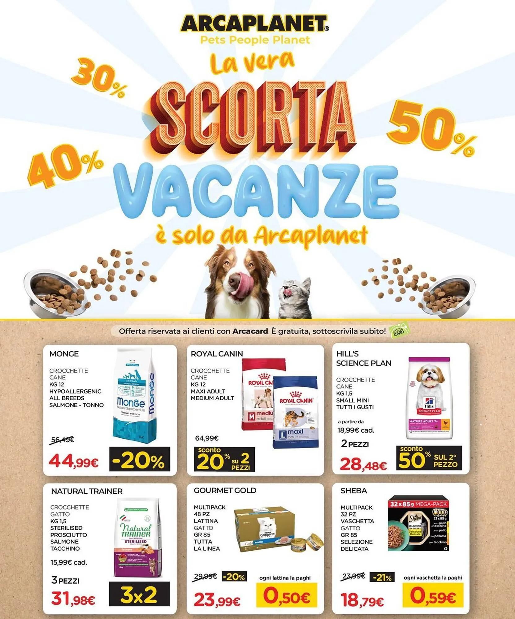 Volantino Arcaplanet - 1