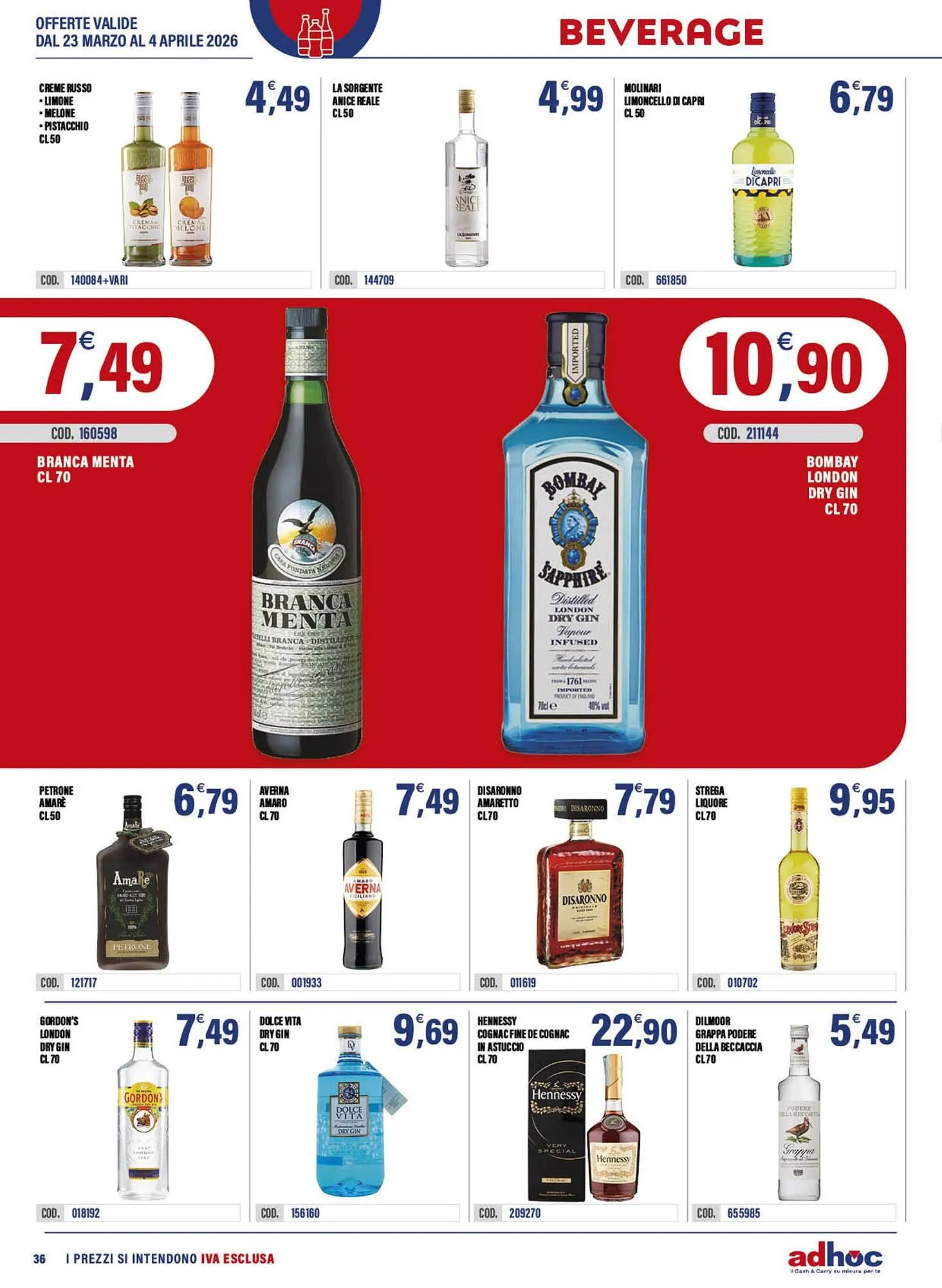 Volantino Adhoc da 23 marzo a 4 aprile di 2026 - Pagina del volantino 36