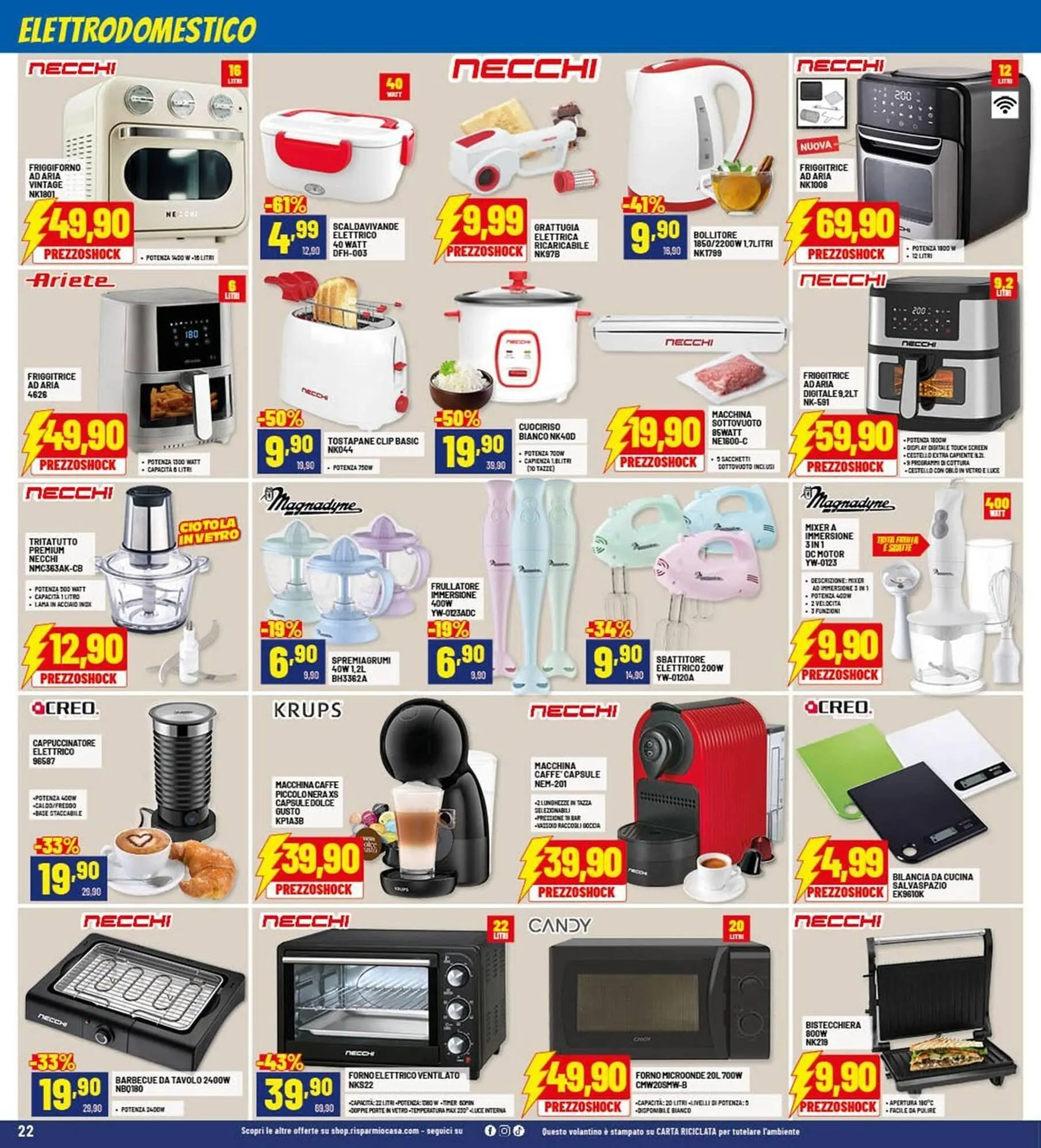 Volantino Risparmio Casa da 20 settembre a 12 ottobre di 2025 - Pagina del volantino 22