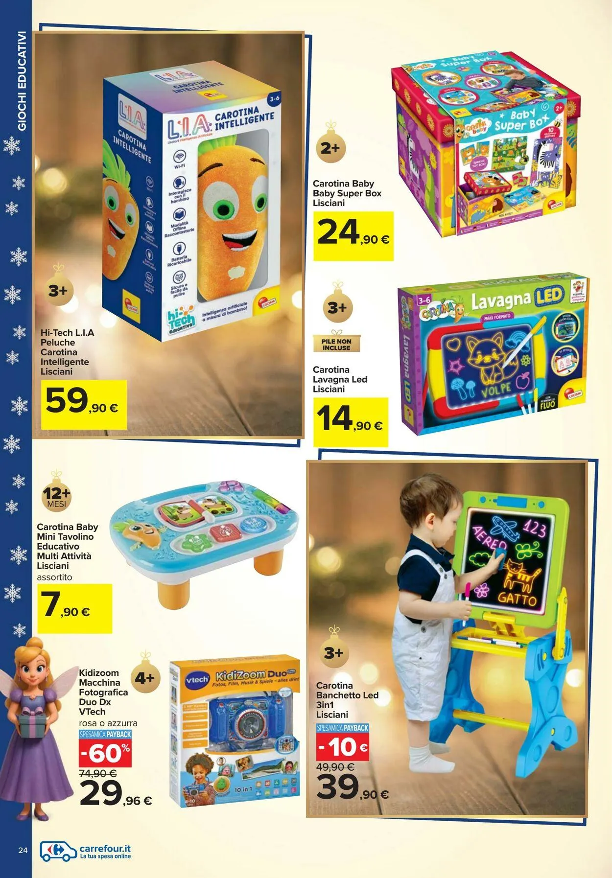 Carrefour Volantino attuale da 24 ottobre a 24 dicembre di 2025 - Pagina del volantino 24