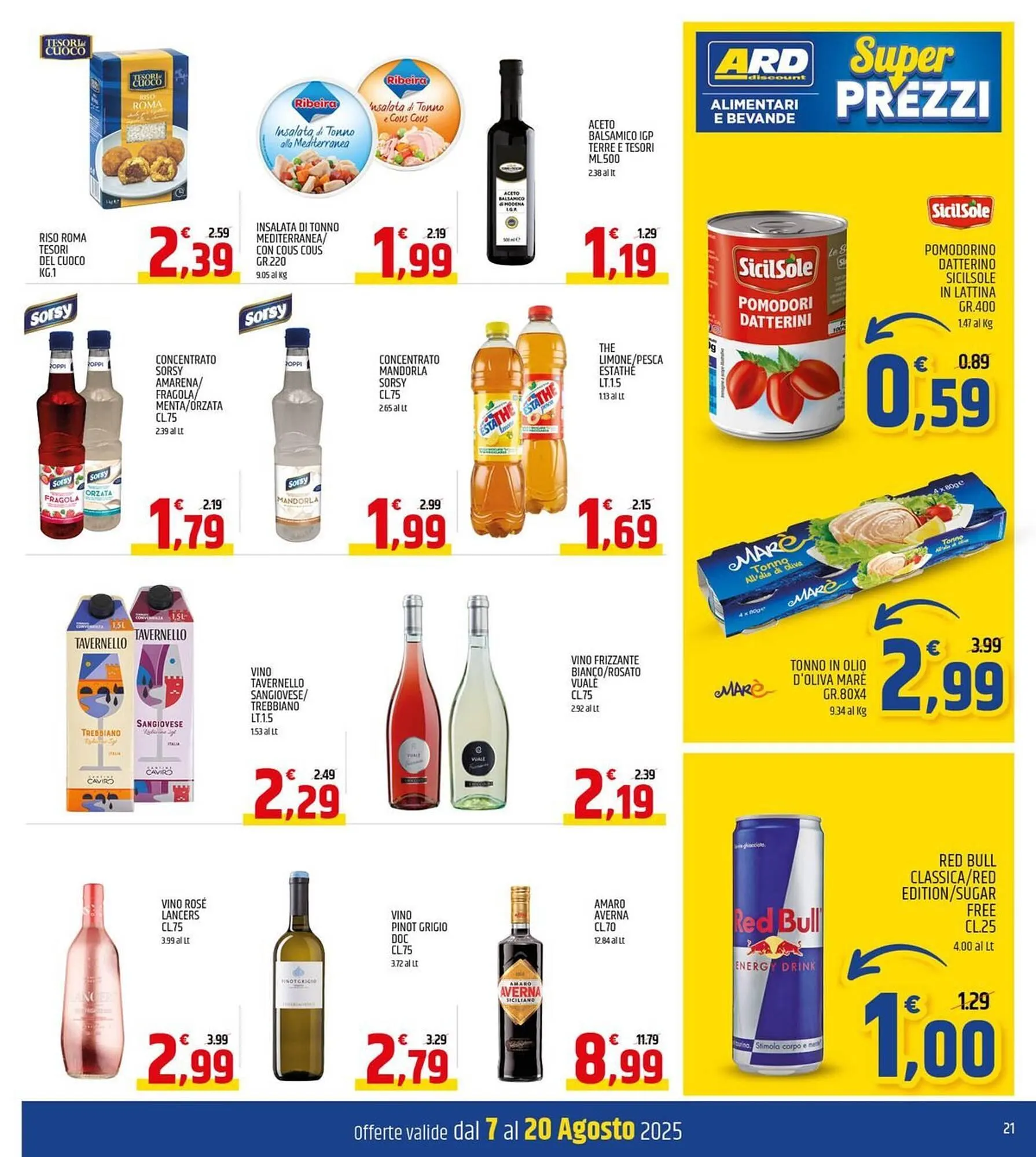 Volantino Ard Discount da 7 agosto a 20 agosto di 2025 - Pagina del volantino 21
