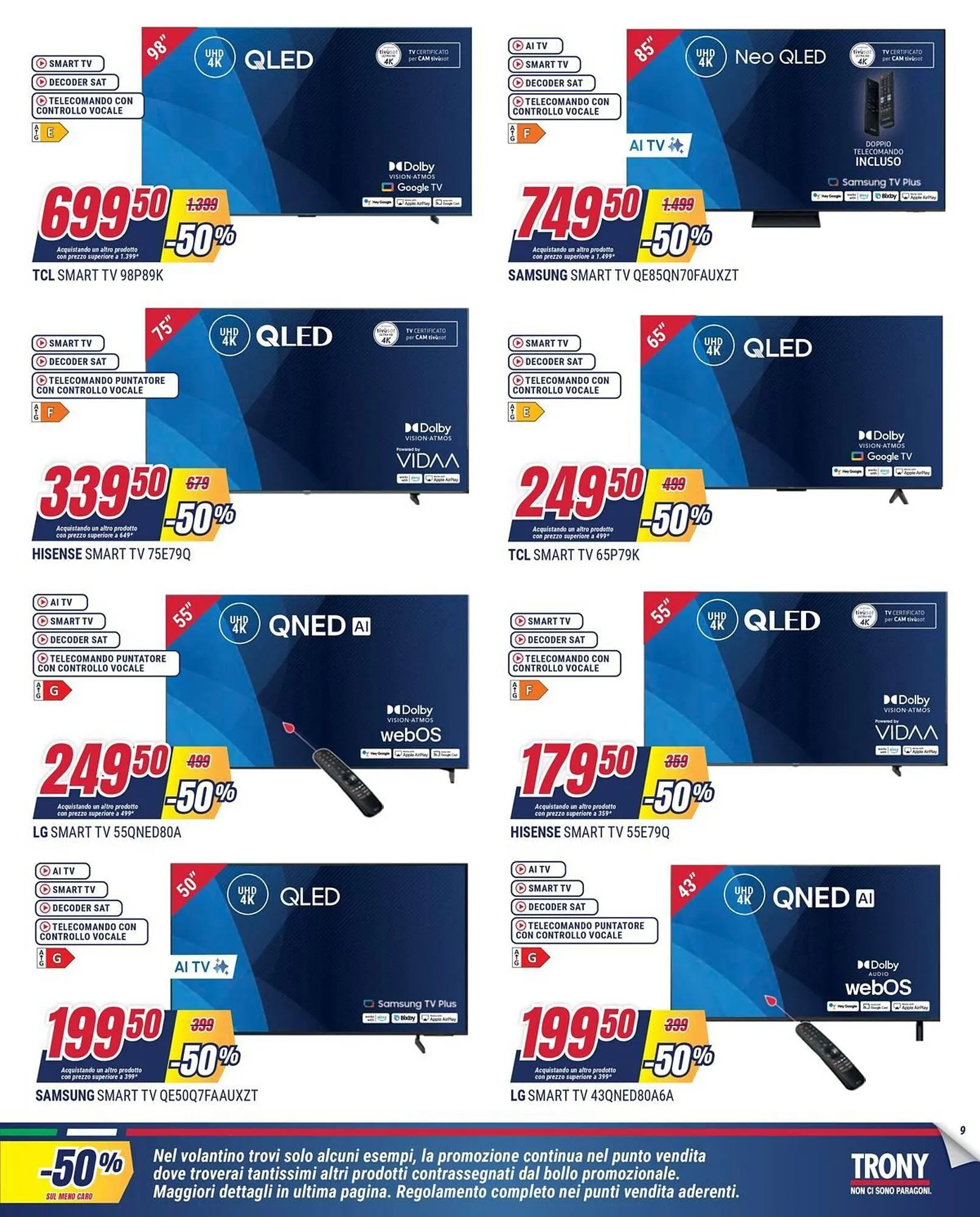 Volantino Trony da 6 marzo a 18 marzo di 2026 - Pagina del volantino 9