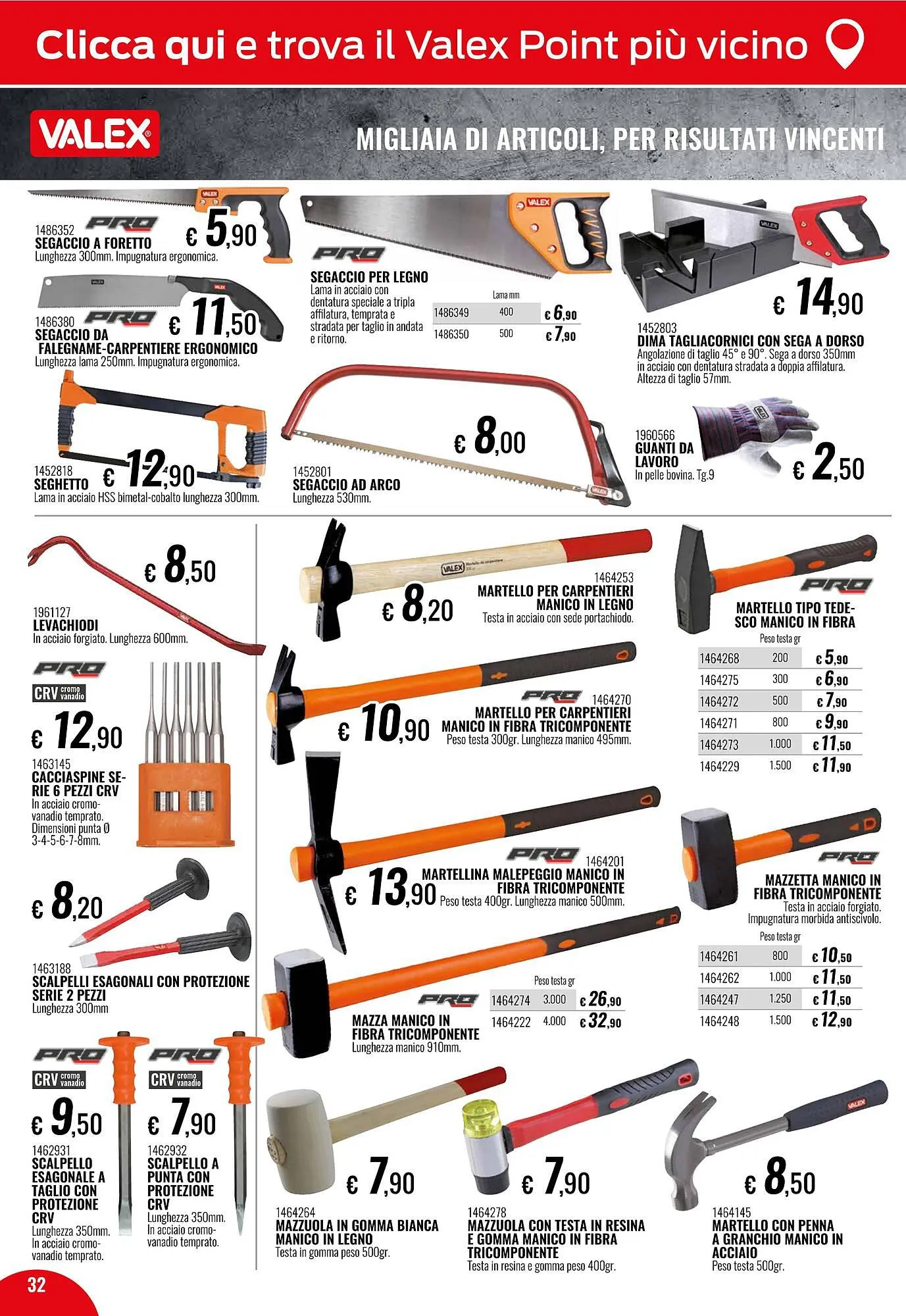 Volantino Valex da 2 gennaio a 2 marzo di 2024 - Pagina del volantino 32