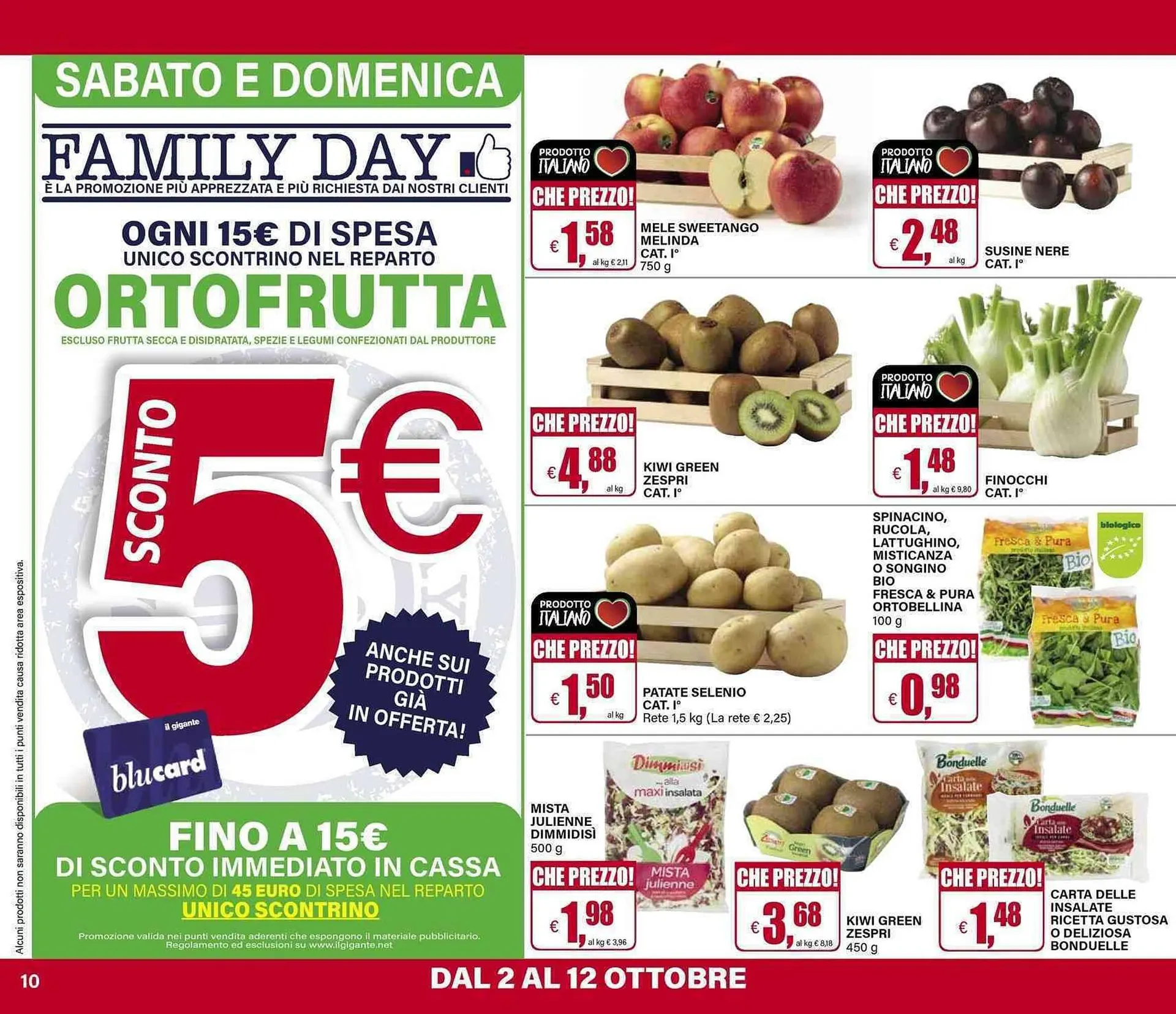 Volantino Il Gigante da 2 ottobre a 11 ottobre di 2025 - Pagina del volantino 10