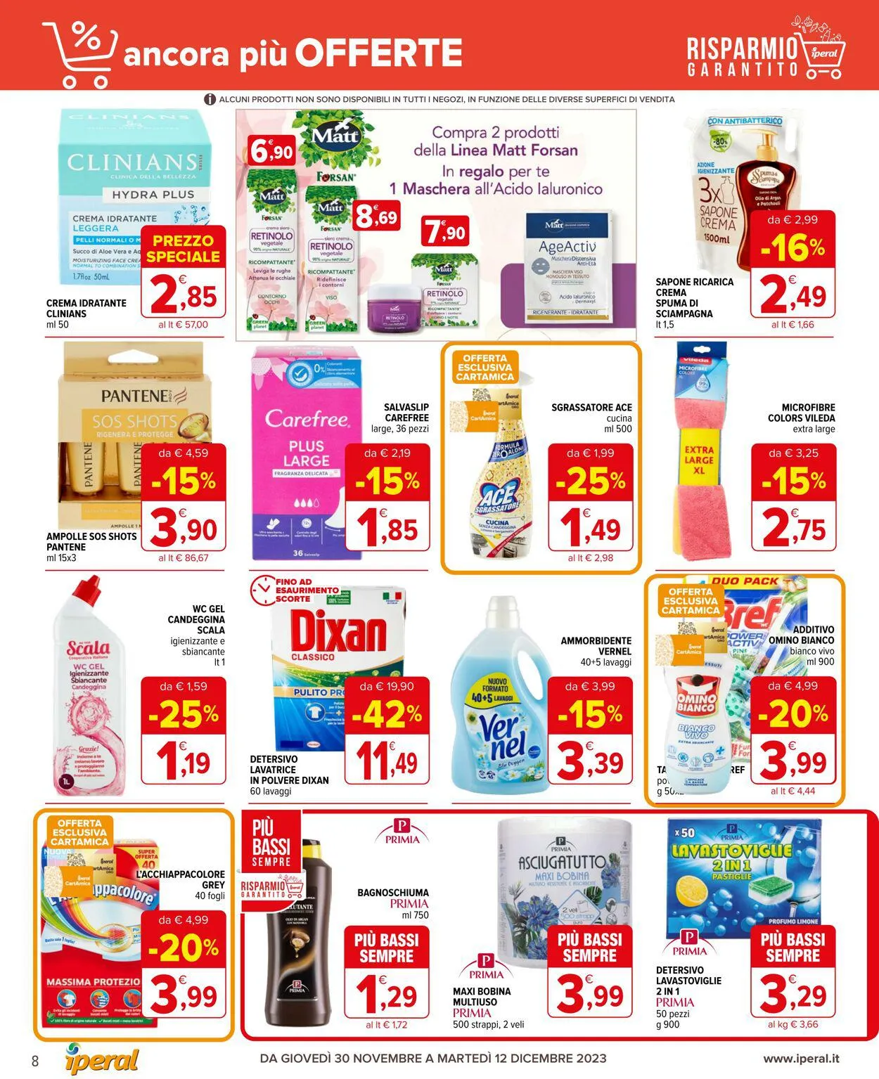 Iperal Volantino attuale da 30 novembre a 14 dicembre di 2023 - Pagina del volantino 8