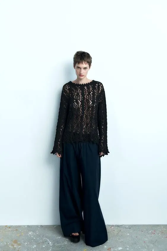 PULLOVER MAGLIA APERTO