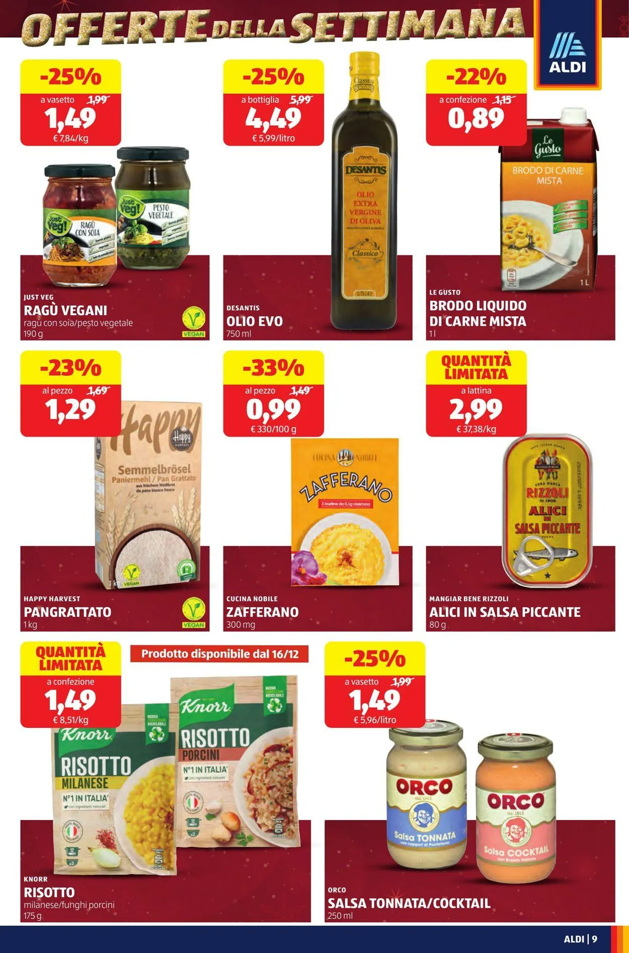 Aldi Volantino attuale da 15 dicembre a 21 dicembre di 2025 - Pagina del volantino 9