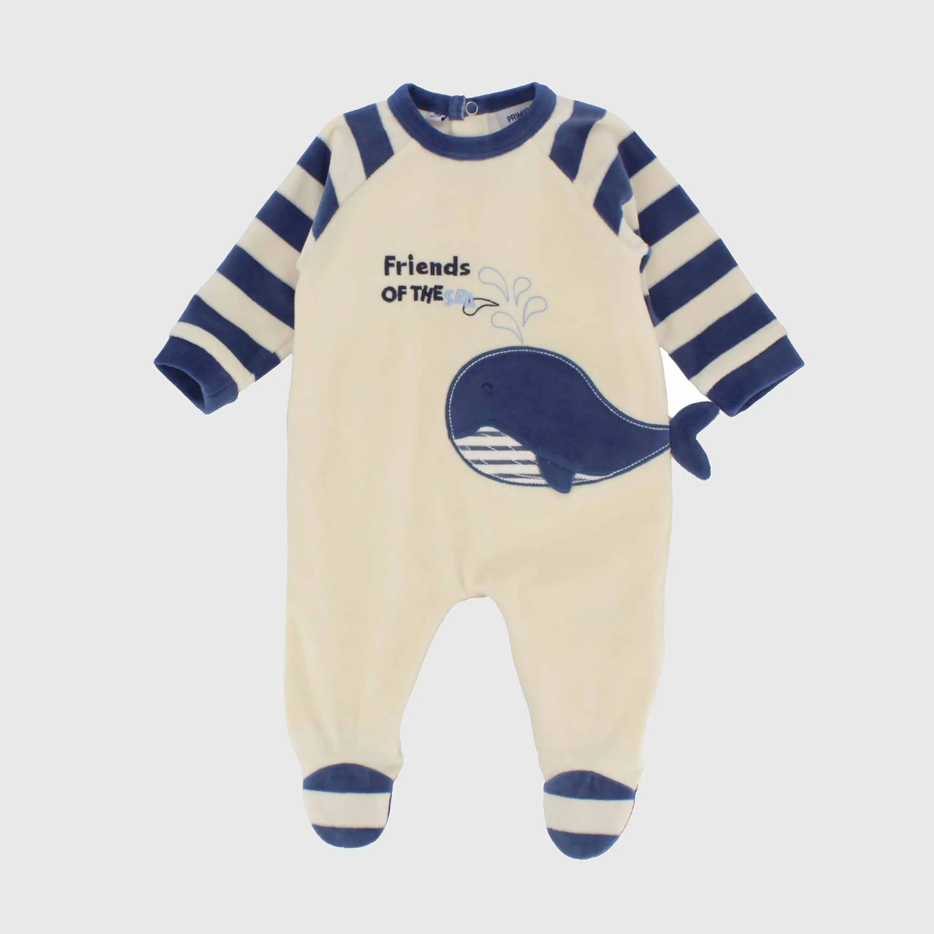 Tutina in ciniglia da Neonato, BEIGE