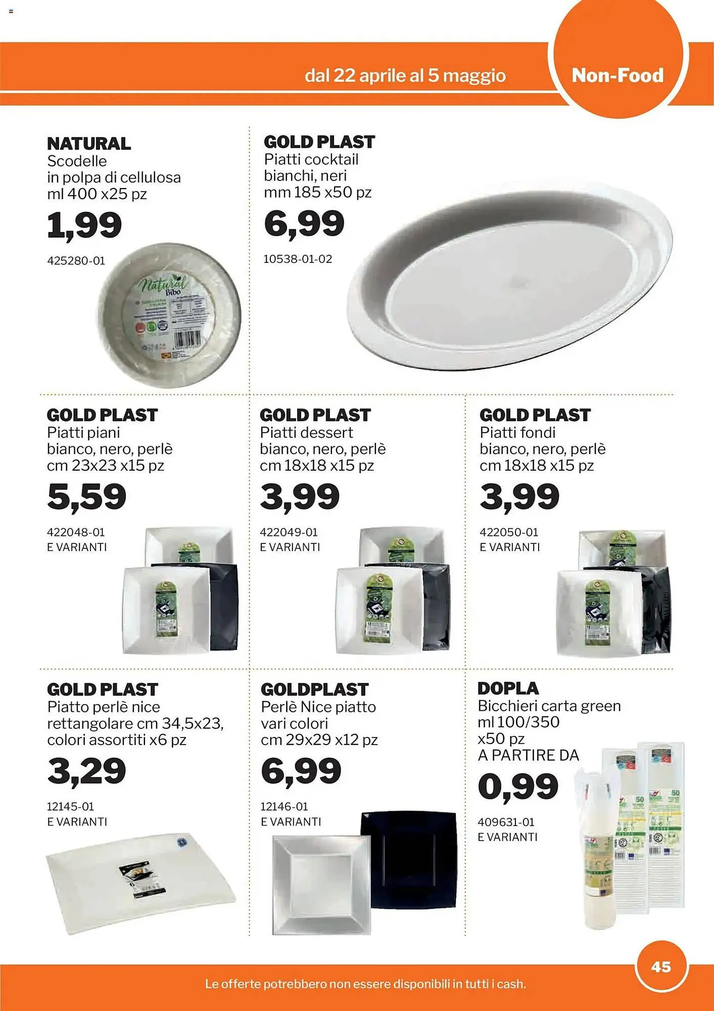 Volantino GrosMarket da 22 aprile a 5 maggio di 2026 - Pagina del volantino 45
