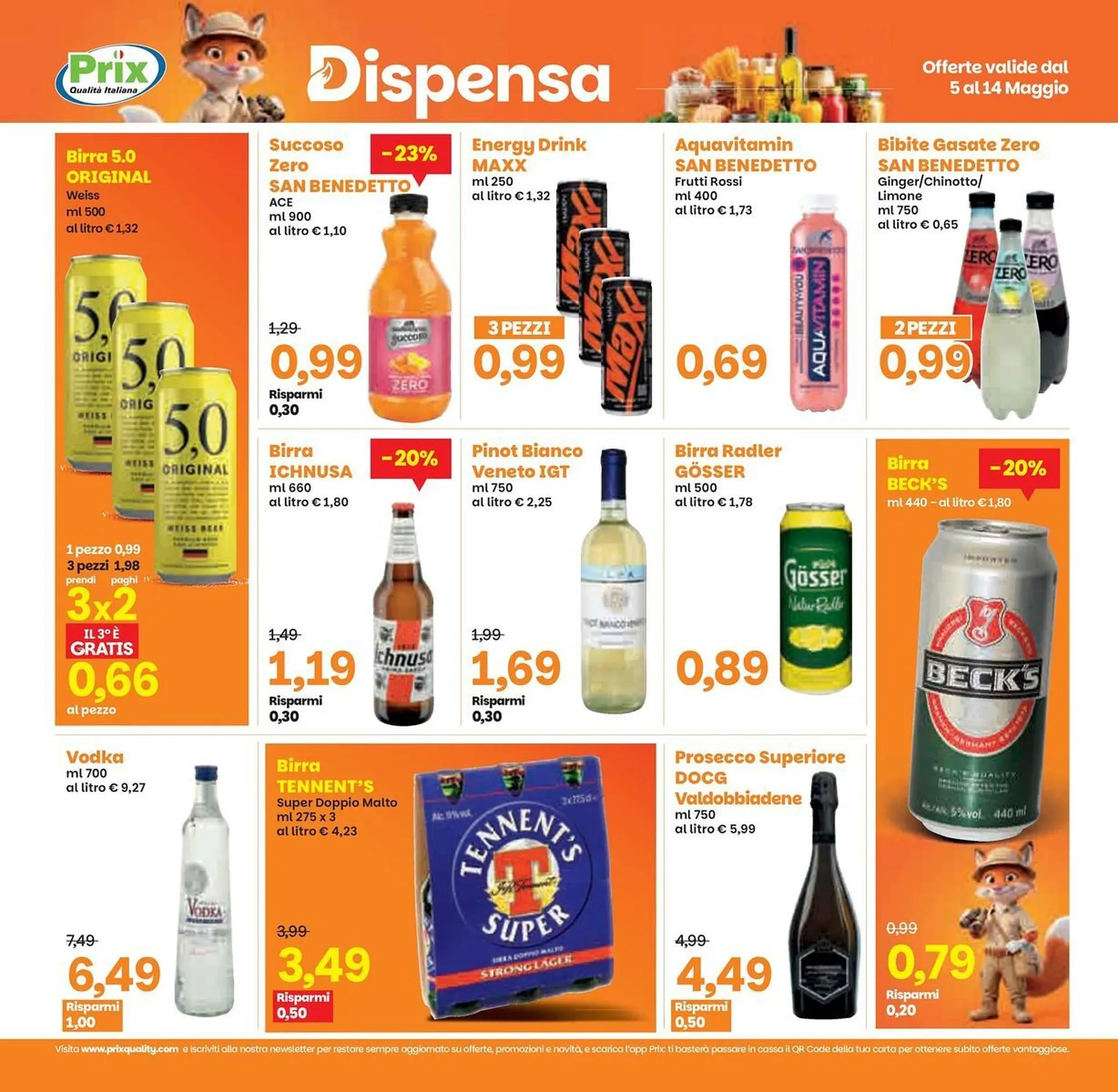 Volantino Prix Quality da 5 maggio a 14 maggio di 2026 - Pagina del volantino 19