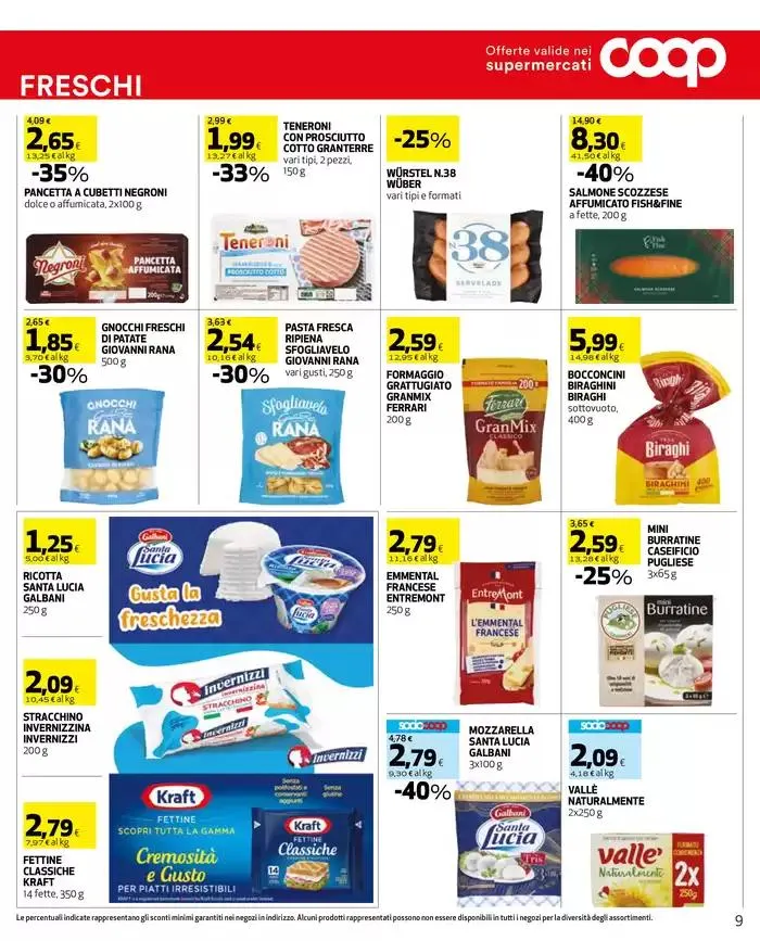 -25% su prodotti della linea da 27 marzo a 9 aprile di 2025 - Pagina del volantino 9