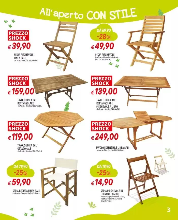 ALL'APERTO CON STILE da 22 aprile a 18 maggio di 2025 - Pagina del volantino 3
