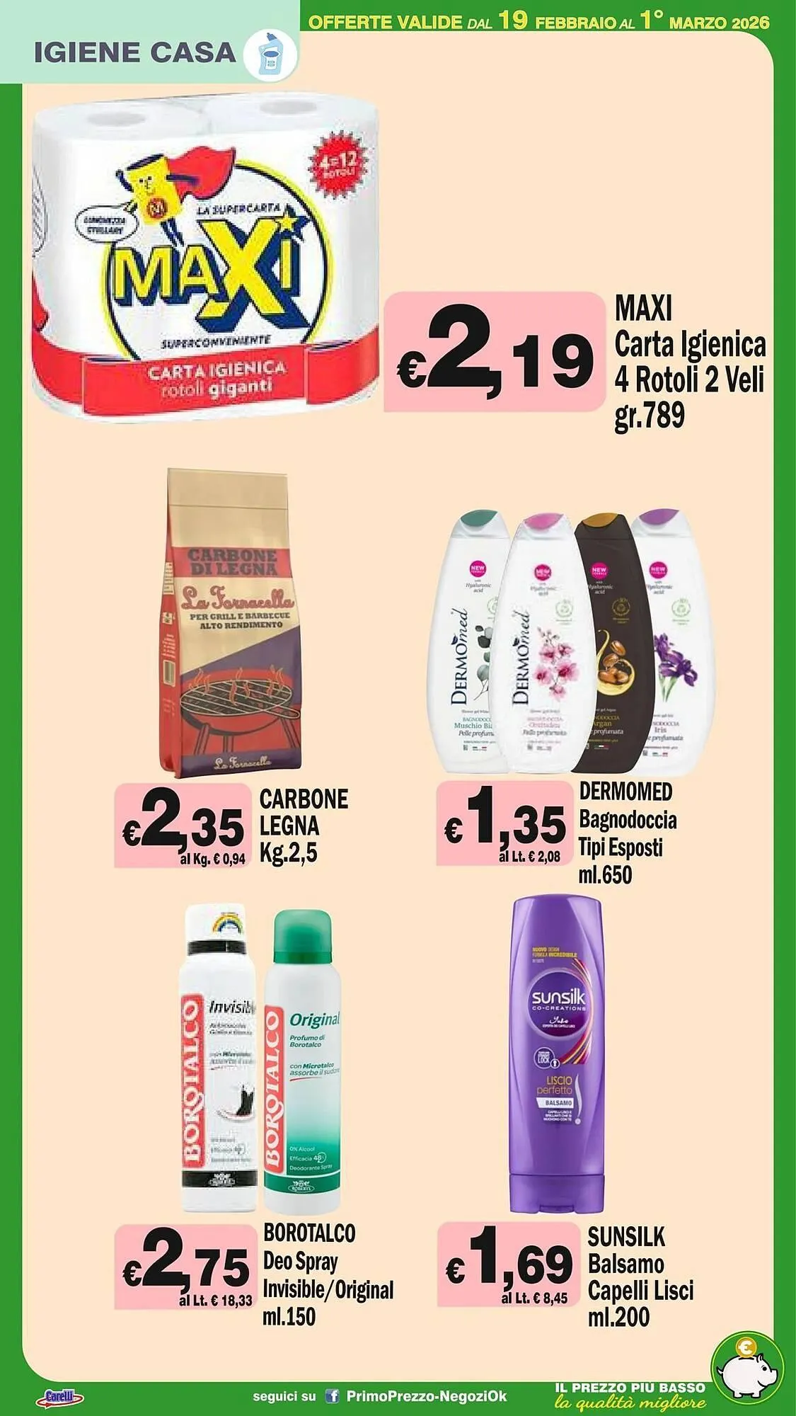 Volantino Primo Prezzo da 19 febbraio a 1 marzo di 2026 - Pagina del volantino 23