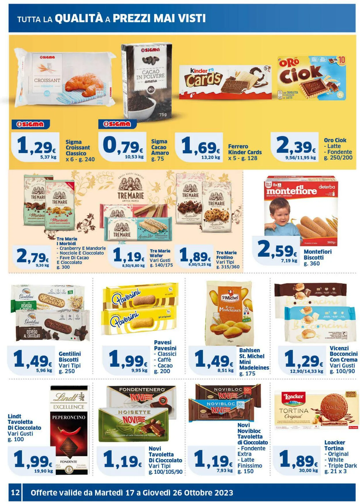 Sigma - Napoli Volantino attuale da 17 ottobre a 26 ottobre di 2023 - Pagina del volantino 12