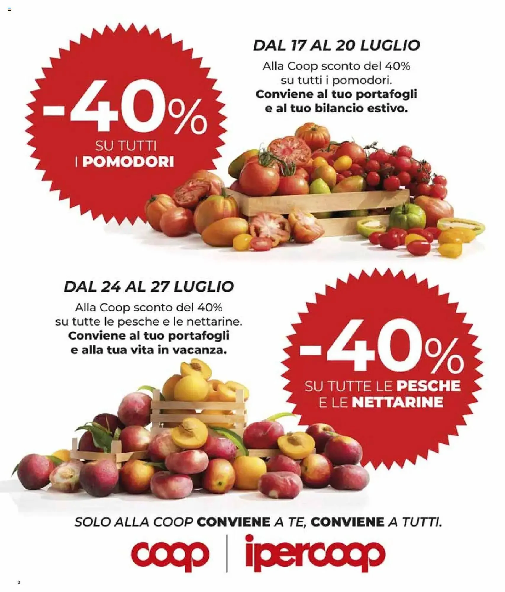 Volantino Ipercoop da 17 luglio a 30 luglio di 2025 - Pagina del volantino 2