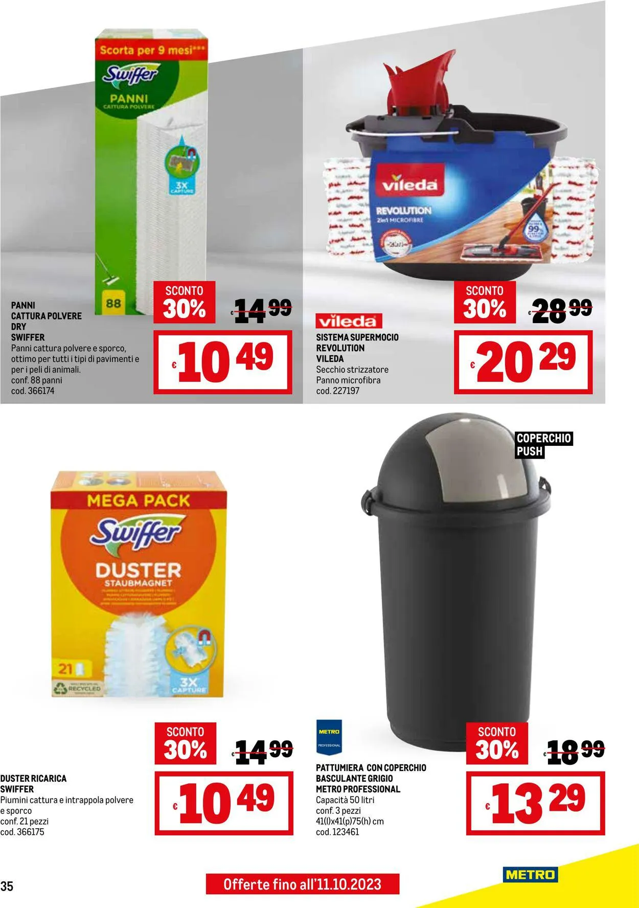 Metro Volantino attuale da 28 settembre a 11 ottobre di 2023 - Pagina del volantino 35