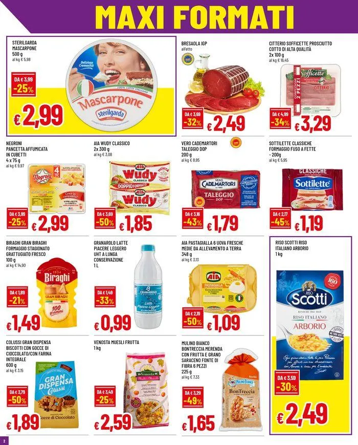 Maxi formati maxi convenienza da 22 agosto a 4 settembre di 2024 - Pagina del volantino 2