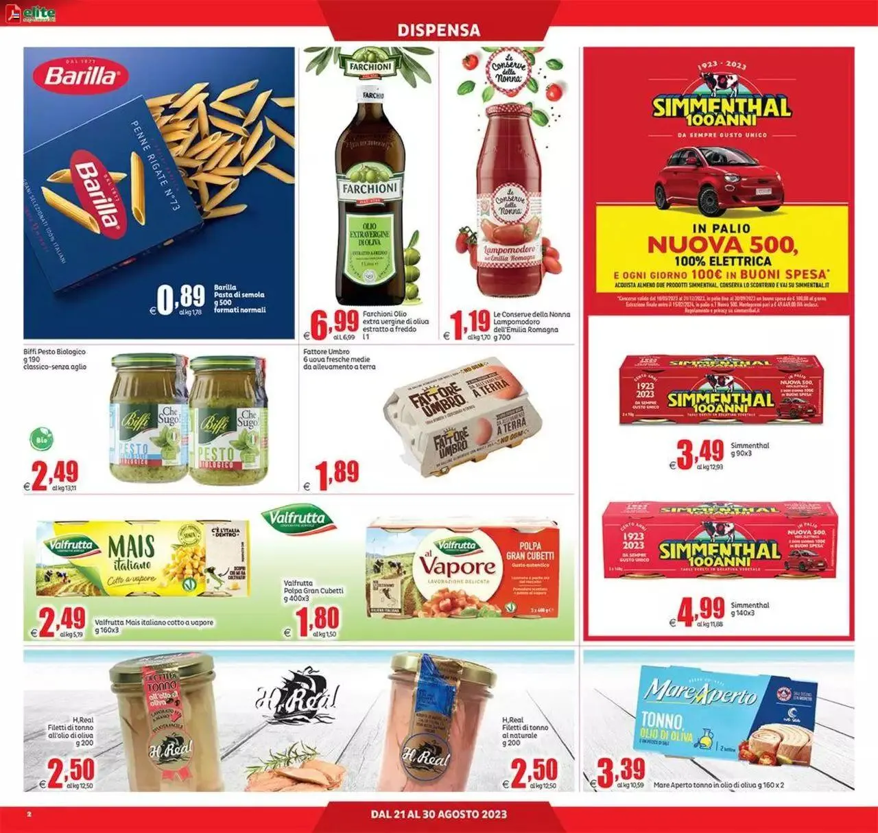 Volantino Elite Supermercati da 21 agosto a 30 agosto di 2023 - Pagina del volantino 2