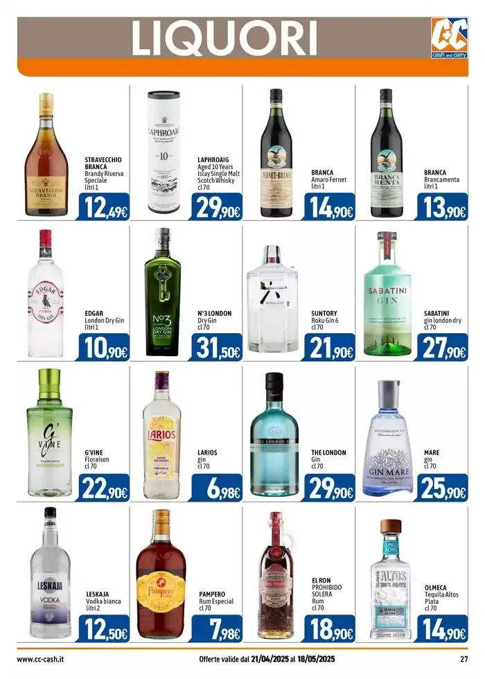 AFFARI SPECIALI da 21 aprile a 18 maggio di 2025 - Pagina del volantino 27