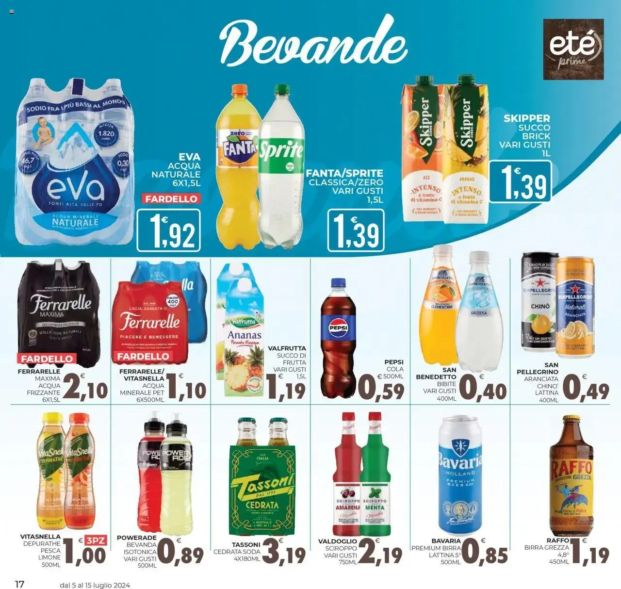 Volantino Eté Prime da 5 luglio a 15 luglio di 2024 - Pagina del volantino 17