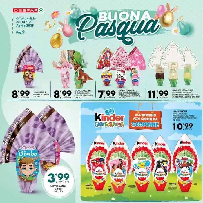 Buona Pasqua da 14 aprile a 23 aprile di 2025 - Pagina del volantino 2