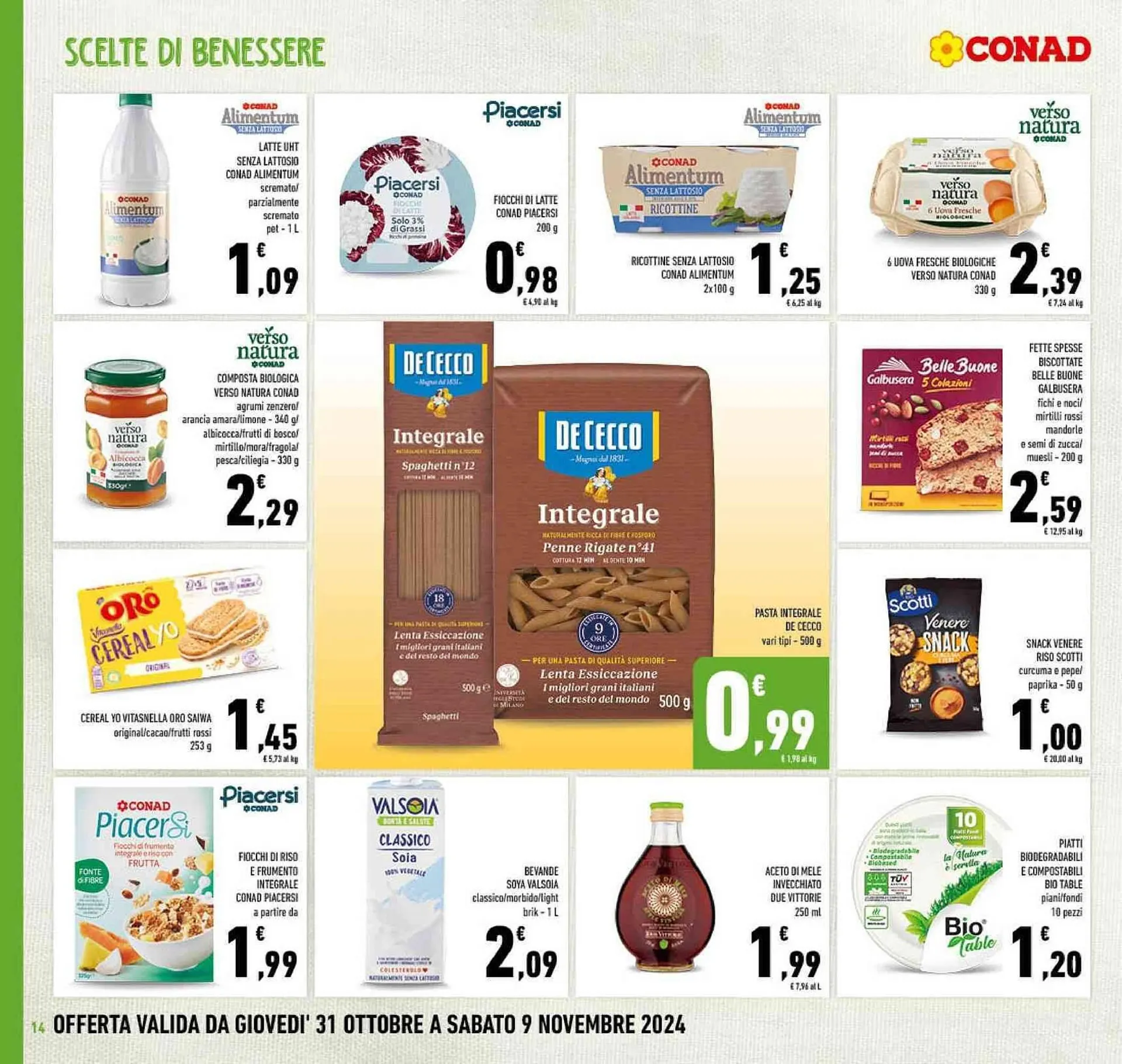 Volantino Conad da 31 ottobre a 9 novembre di 2024 - Pagina del volantino 14