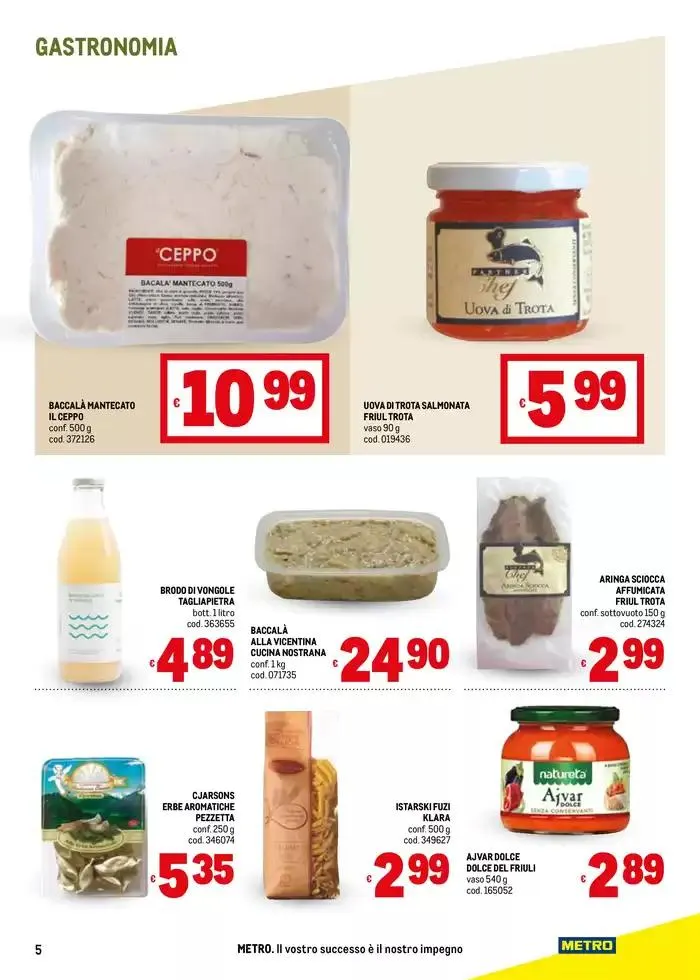 Sapori d'Italia -Friuli da 3 aprile a 30 aprile di 2025 - Pagina del volantino 5