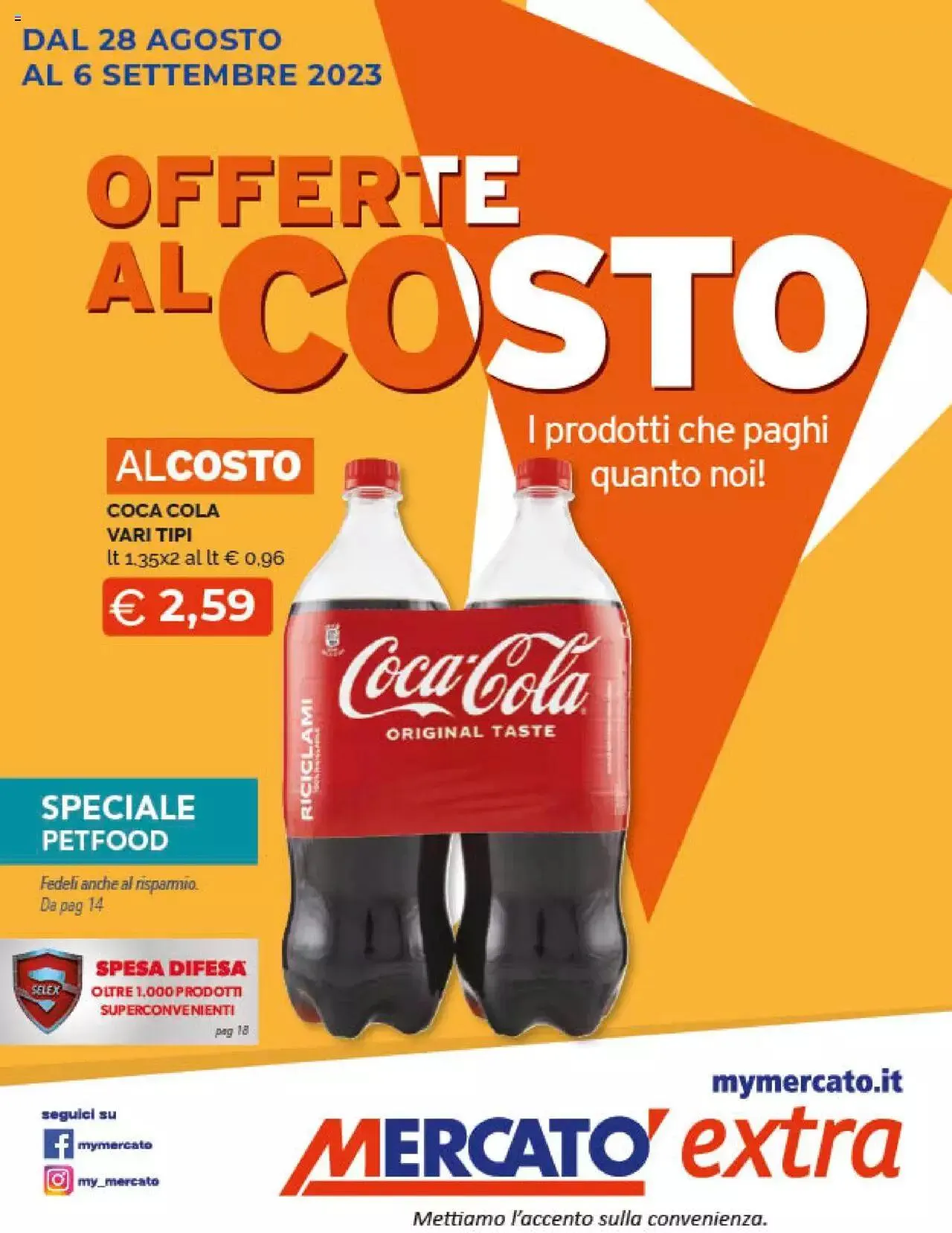 Volantino Mercatò da 28 agosto a 6 settembre di 2023 - Pagina del volantino 1