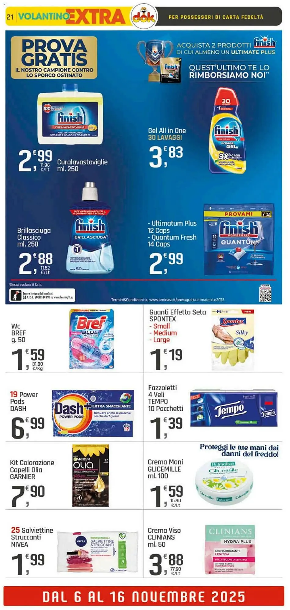 Volantino Supermercati Dok da 6 novembre a 16 novembre di 2025 - Pagina del volantino 21