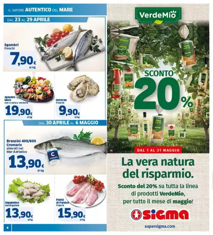 Offerte in forma da 23 aprile a 6 maggio di 2025 - Pagina del volantino 8