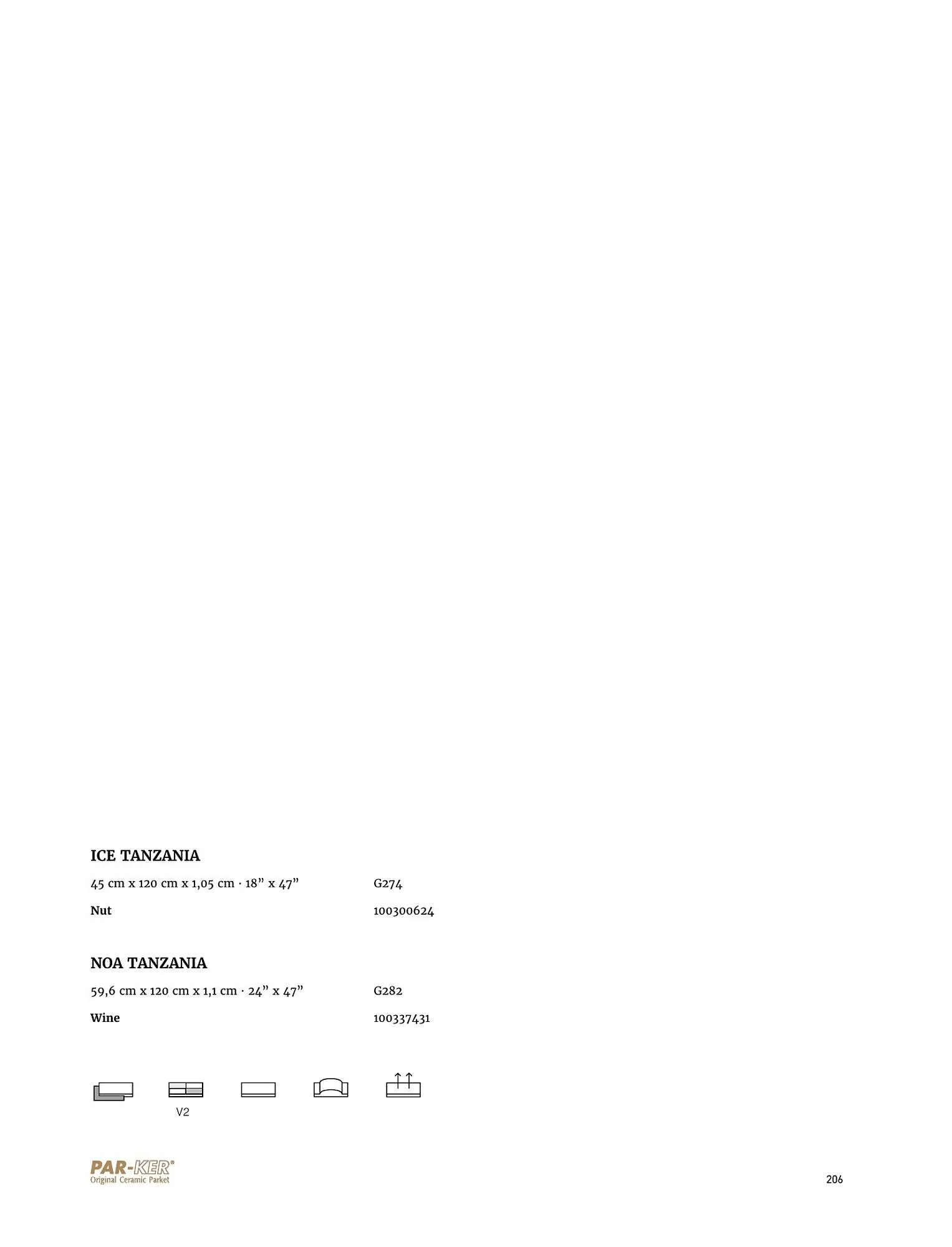 Volantino Porcelanosa da 9 aprile a 28 dicembre di 2024 - Pagina del volantino 206