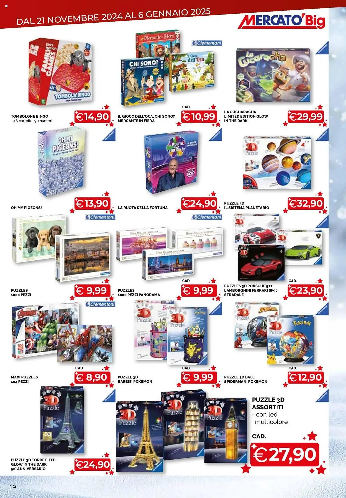 Volantino Mercatò Big da 21 novembre a 6 gennaio di 2025 - Pagina del volantino 19