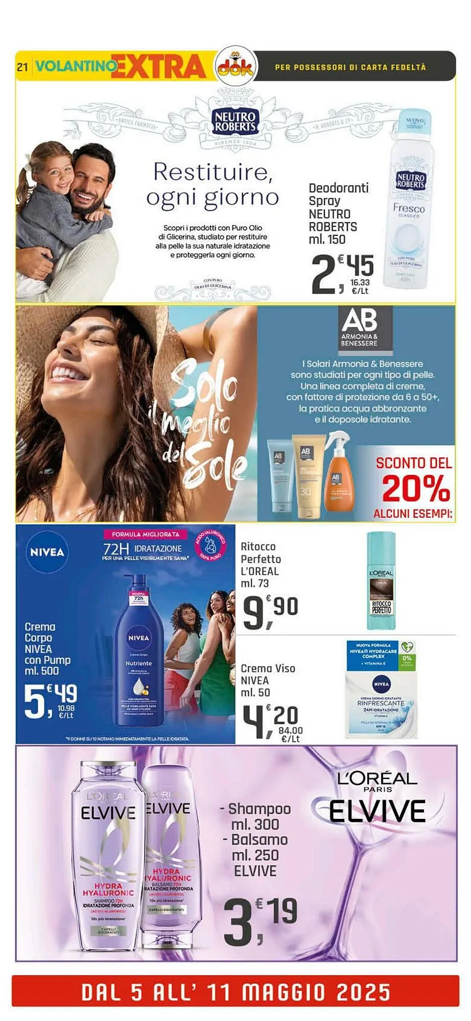 Volantino Supermercati Dok da 5 maggio a 11 maggio di 2025 - Pagina del volantino 21
