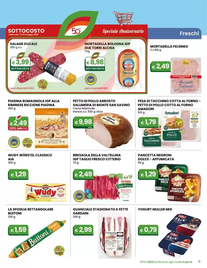 Sottocosto da 7 maggio a 20 maggio di 2025 - Pagina del volantino 11