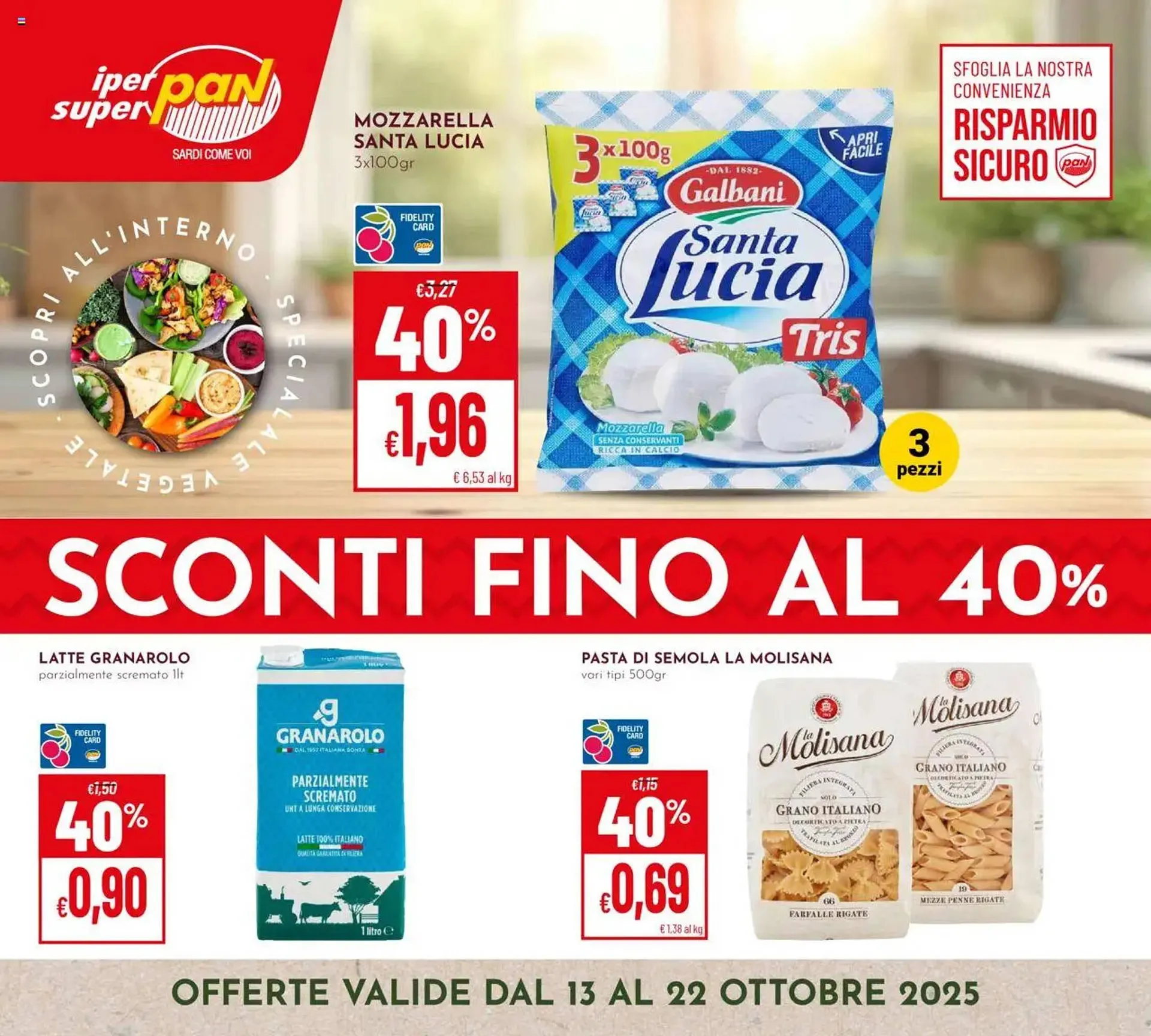 Volantino Pan da 13 ottobre a 22 ottobre di 2025 - Pagina del volantino 1