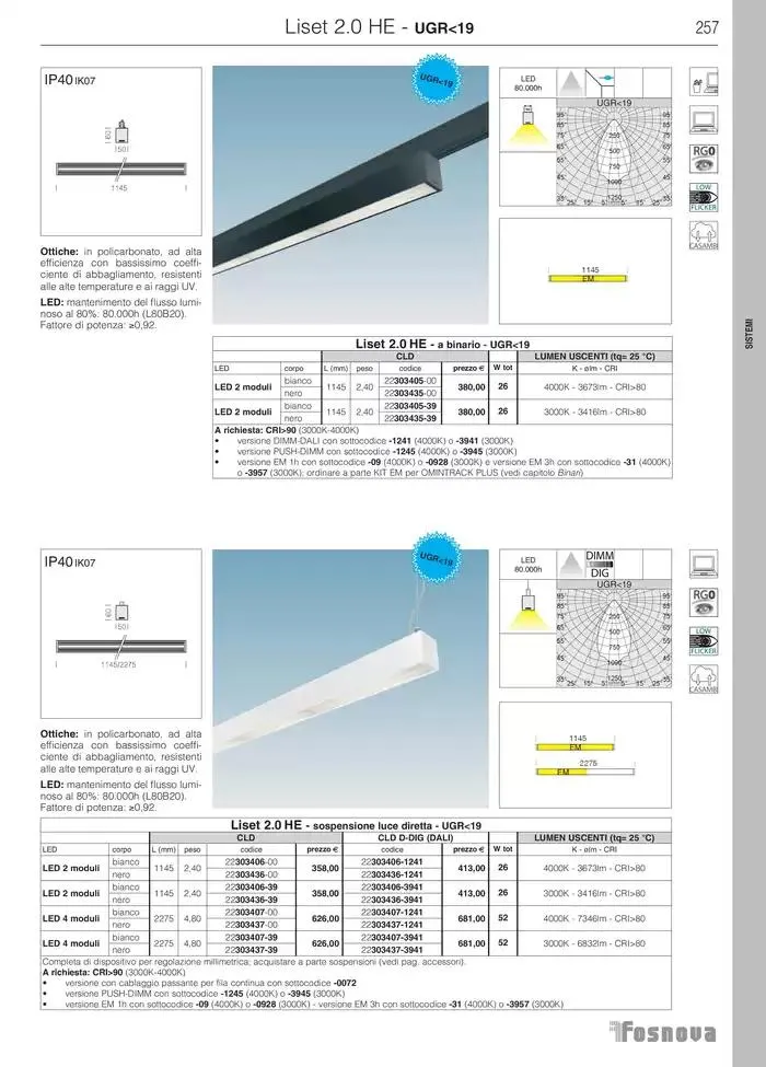 Fosnova LED 24/25 da 16 gennaio a 31 ottobre di 2025 - Pagina del volantino 259