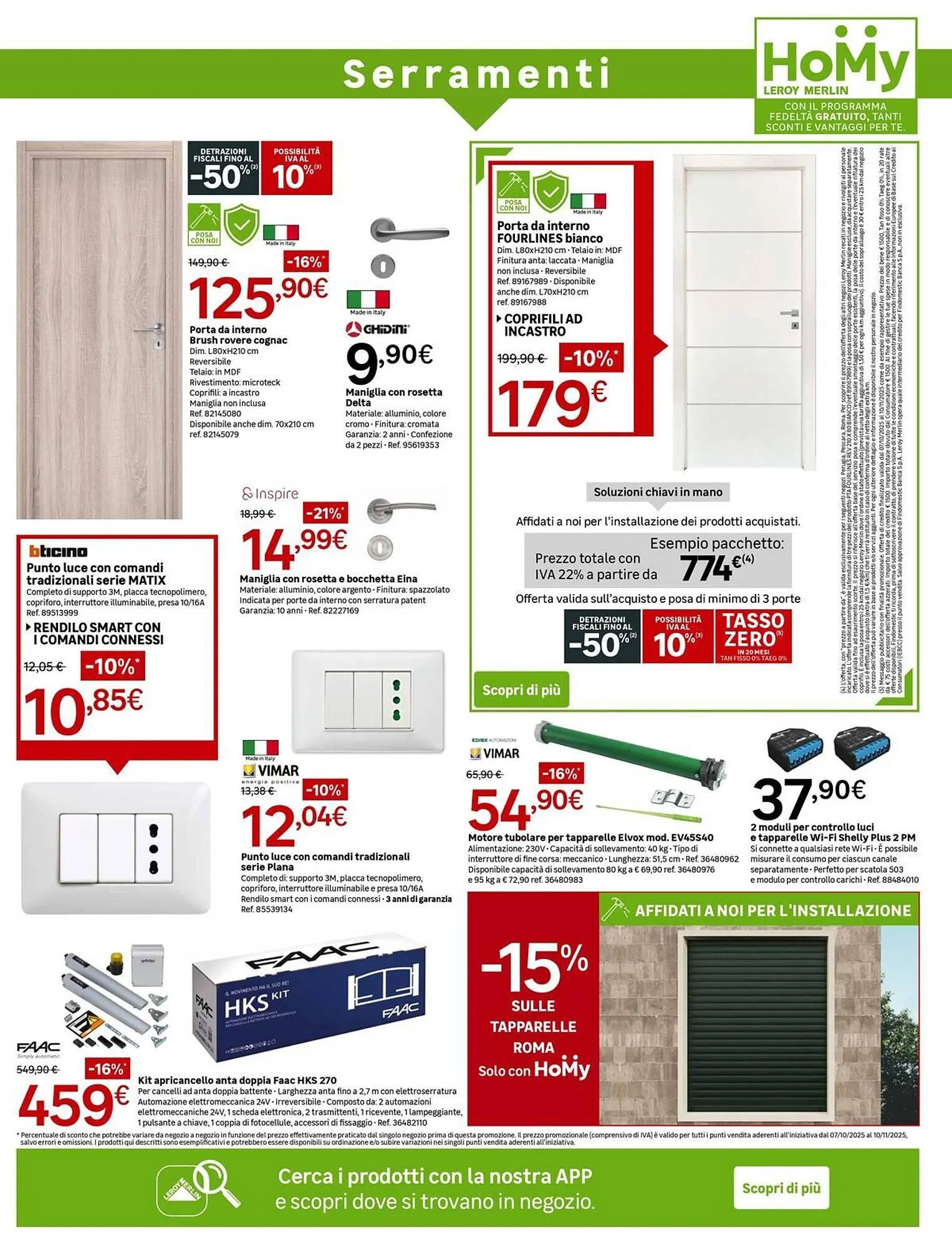 Volantino Leroy Merlin da 7 ottobre a 10 novembre di 2025 - Pagina del volantino 13