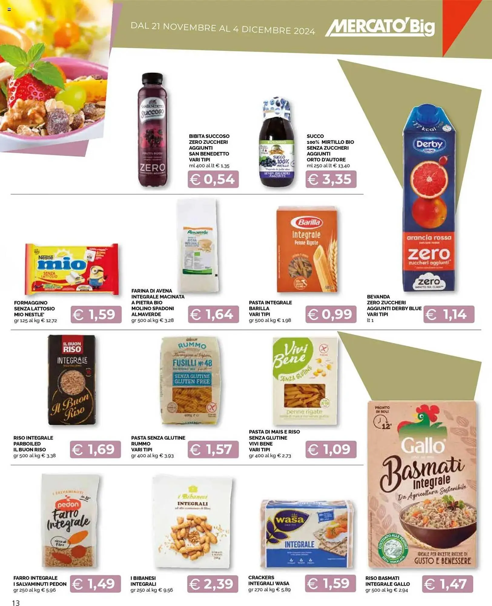 Volantino Mercatò Big da 21 novembre a 4 dicembre di 2024 - Pagina del volantino 13