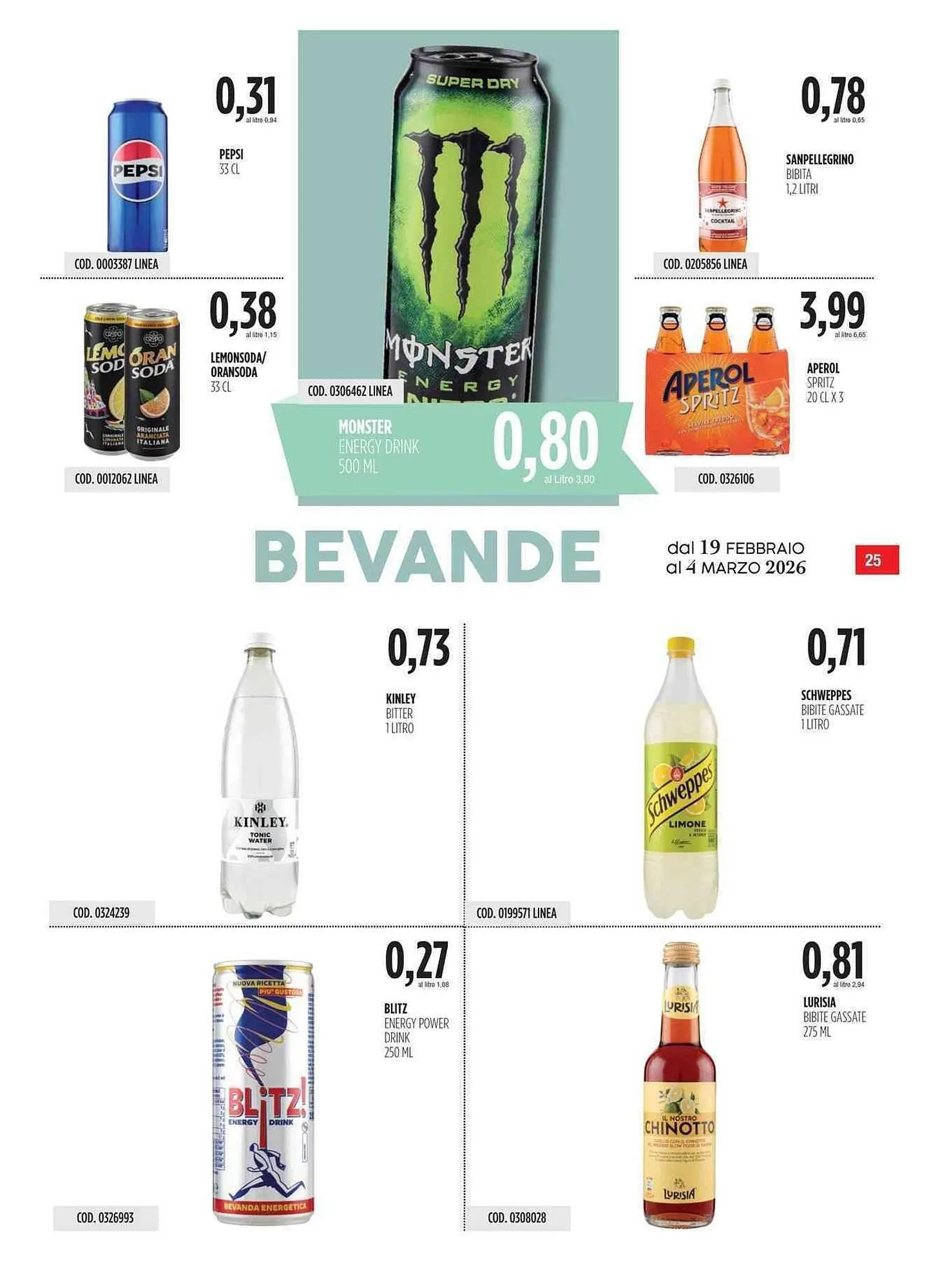 Volantino Carico Cash & Carry da 19 febbraio a 4 marzo di 2026 - Pagina del volantino 25