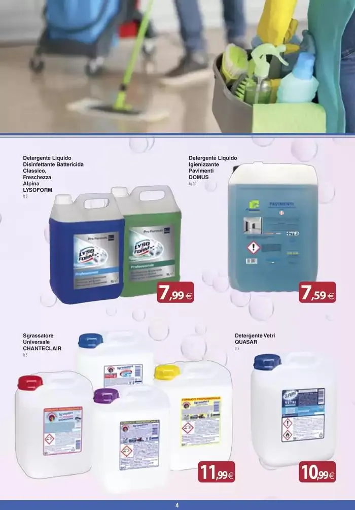 DETERGENZA professionale da 13 marzo a 26 marzo di 2025 - Pagina del volantino 4