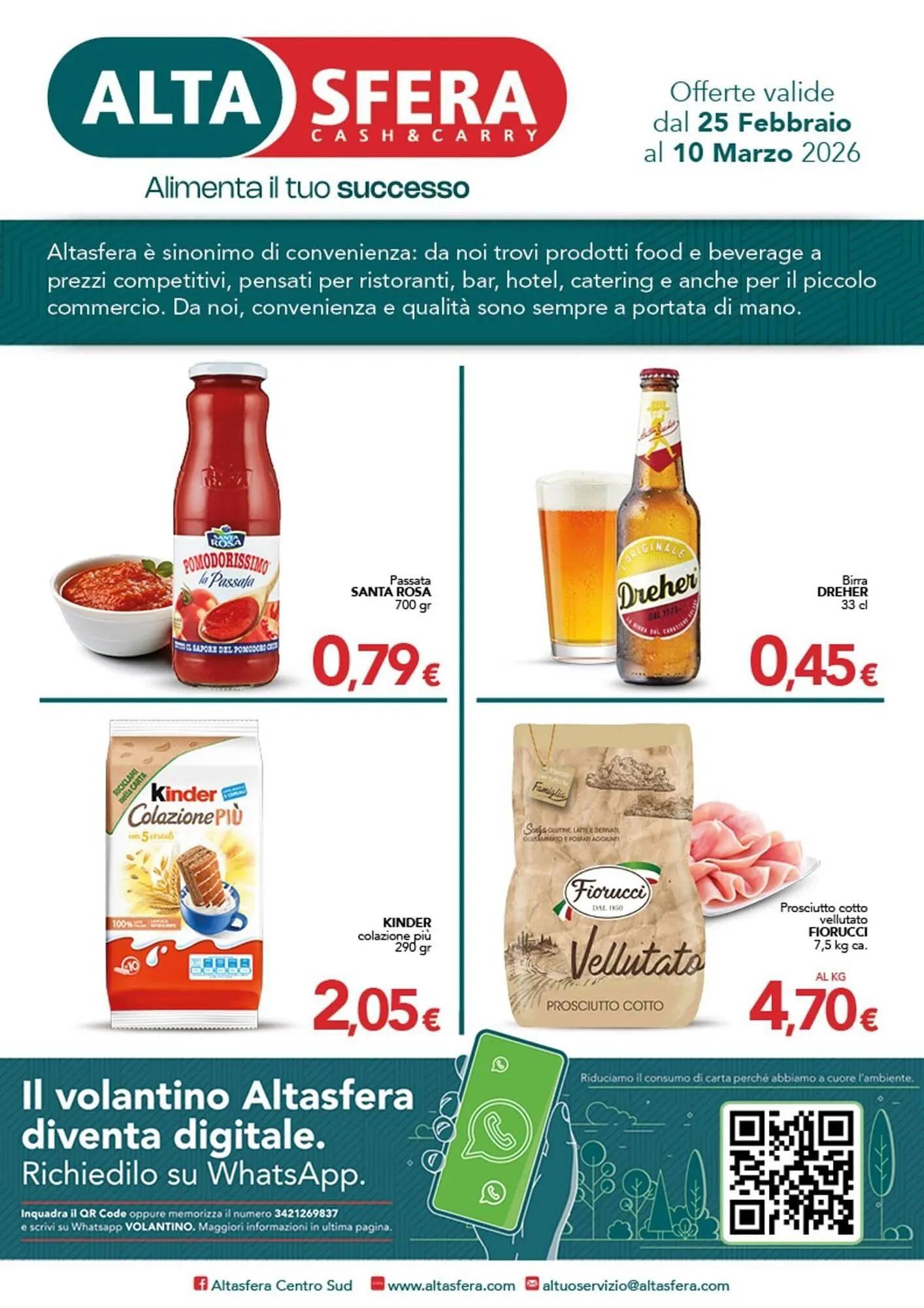 Volantino Altasfera da 25 febbraio a 10 marzo di 2026 - Pagina del volantino 1