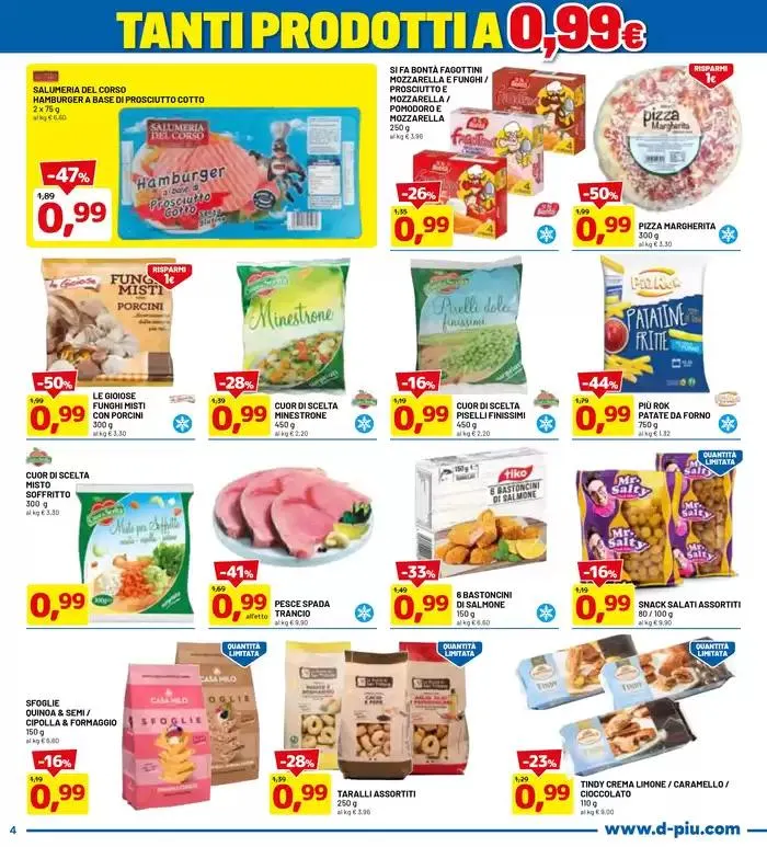 Tanti prodotti a 0,99 da 6 marzo a 16 marzo di 2025 - Pagina del volantino 4