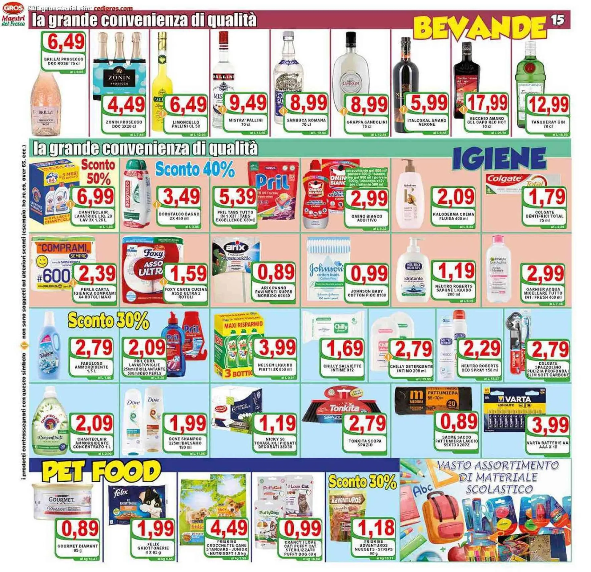 Volantino Top Supermercati da 1 settembre a 12 settembre di 2023 - Pagina del volantino 15