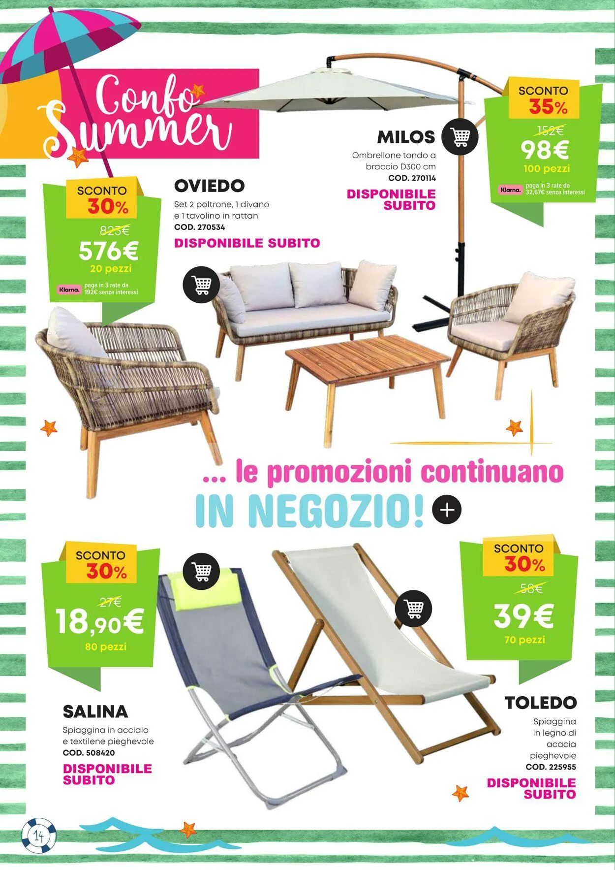 Conforama Volantino attuale da 13 giugno a 27 giugno di 2025 - Pagina del volantino 14