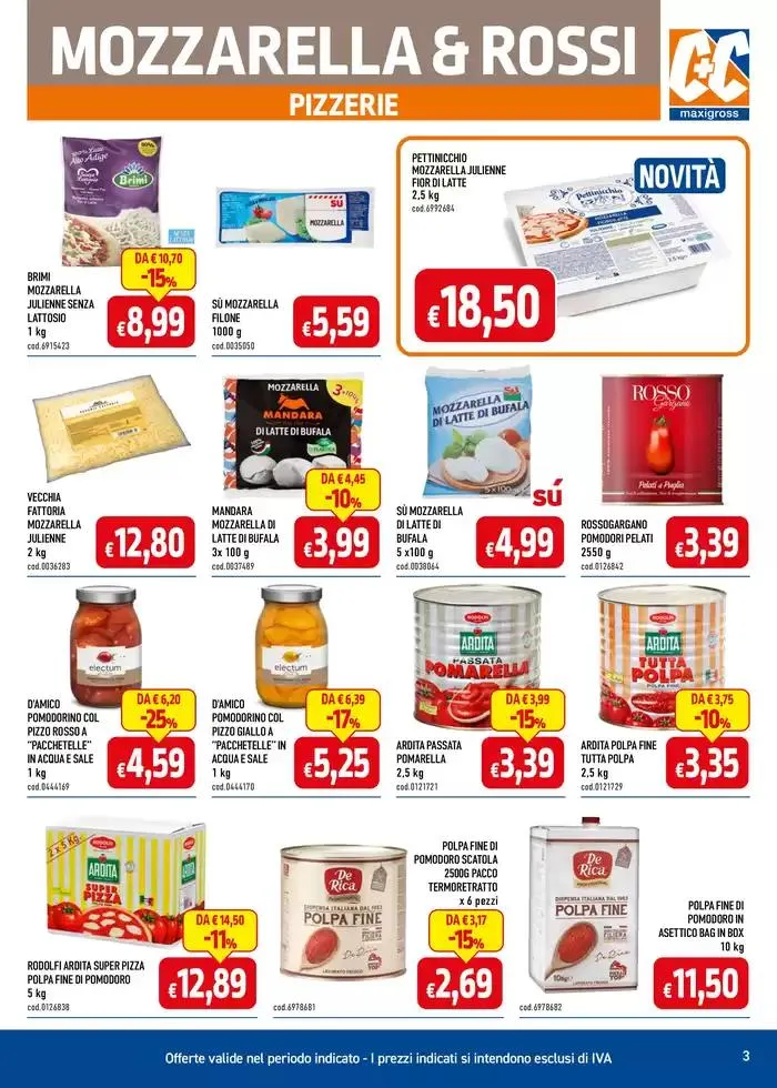  Professional ristoranti, bar, comunità, hotel da 3 gennaio a 26 gennaio di 2025 - Pagina del volantino 3