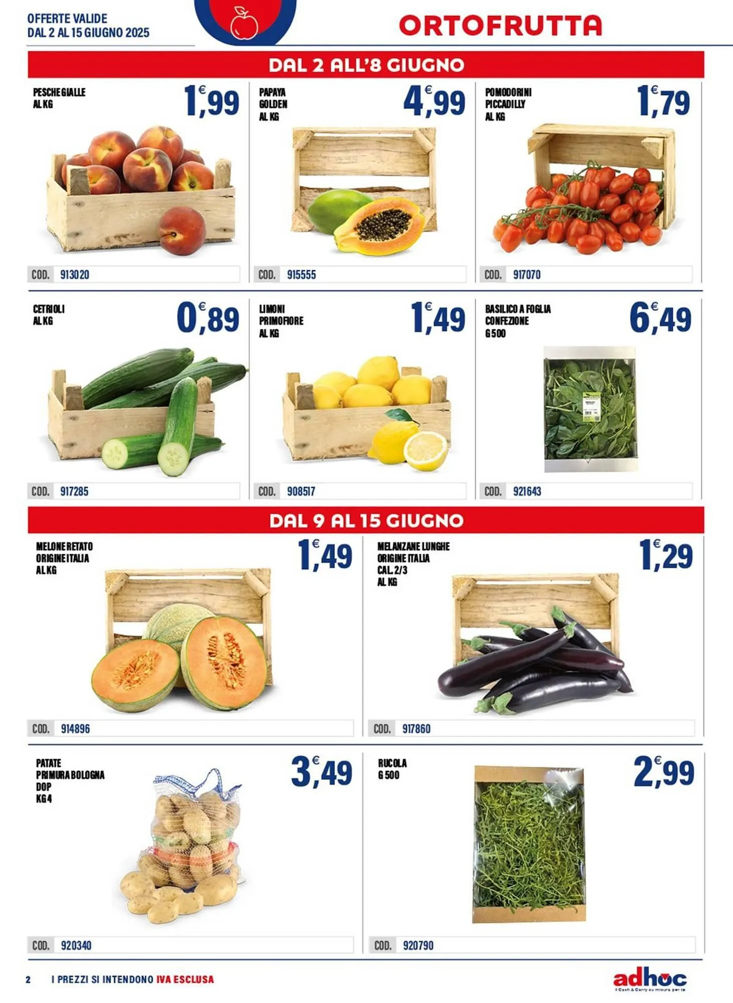 Volantino Adhoc da 2 giugno a 15 giugno di 2025 - Pagina del volantino 2