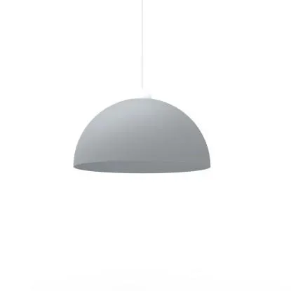 Lampadario a sospensione Cassis E27 in metallo grigio Ø 40 cm