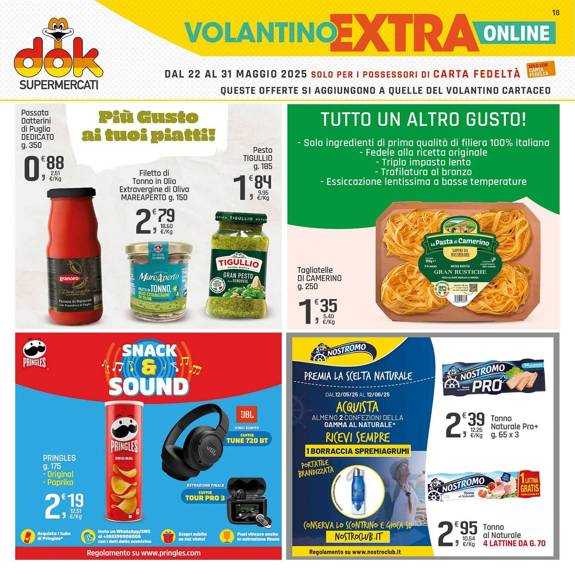 Volantino Supermercati Dok da 22 maggio a 31 maggio di 2025 - Pagina del volantino 18