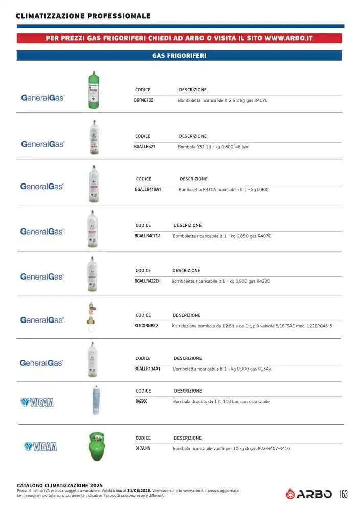 Catalogo Climatizzazione 2025 da 1 gennaio a 31 dicembre di 2025 - Pagina del volantino 153